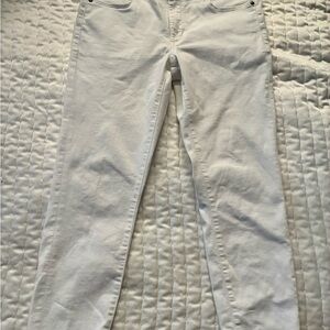 Tahari White Women’s Stretch Jeans Straight Leg 28